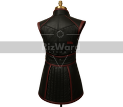 Medieval Viking Leather Jerkin Ren Faire Leather Vest with Buckle Straps Medieval Gambeson Renaissance Jerkin for Fantasy Cosplay Costume