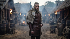 Men's Viking Leather Tunic | Viking Dress | Viking Costume | Viking Armor | Norse Warrior Outfit | Medieval Leather LARP Cosplay