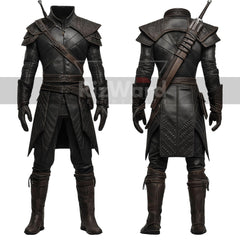 Handmade Leather Medieval Armour - Viking LARP Cosplay Armor - Geralt Leather Knight Armor - Witcher Warrior Armor Costume for Cosplay