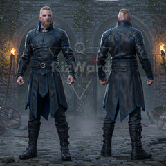 Handmade Leather Rogue Armor Suit - Viking LARP Cosplay Armor - Medieval Gothic Knight Armor