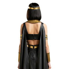 Cleopatra Leather Roleplay Costume - Sexy Cleopatra Adult Costume - Seductive Egyptian Goddess Dress - Pharaoh Queen Sexy Roleplay Costume