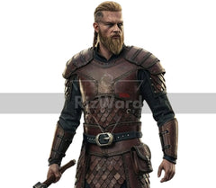 Handmade Leather Viking Armor - LARP Cosplay Warrior Armor - Medieval Rogue Warrior Costume for Cosplay - Ren Fair Leather Knight Armor