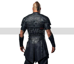 Rouge Viking Warrior Leather Armor - Ragnar Viking Tunic - Renaissance Vest for Fantasy Cosplay Costume - Medieval Jerkin Costume