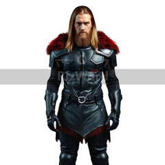 Medieval Rogue Warrior Leather Armor Set - Leather Knight Full Body Armor - Leather Viking LARP Armor Cosplay Costume - Chest Armor Kilt