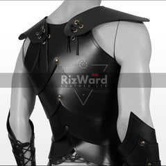 Steampunk Leather Warrior Armour Breastplate Spartacus