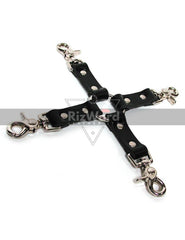picture showing Leather hogtie