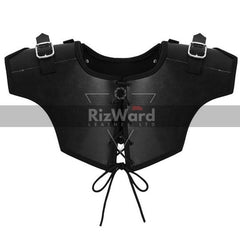 Men PU/FAUX Leather Adult Handmade Armour Cosplay Gorget