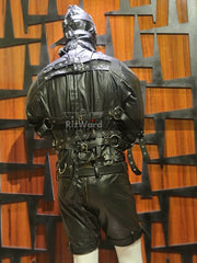Heavy Duty BDSM Leather Strait Jacket for Men