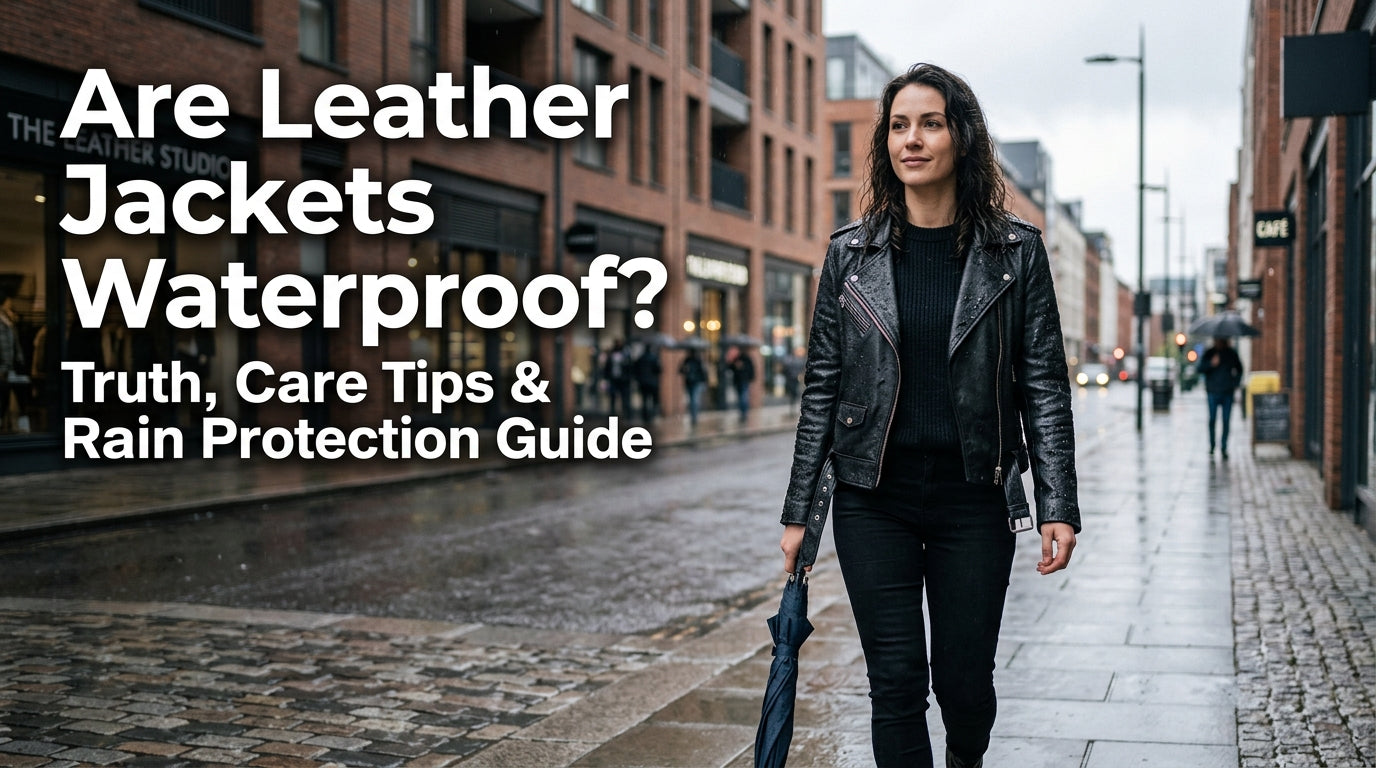 Are Leather Jackets Waterproof? Truth, Care Tips & Rain Protection Guide