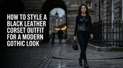 How to Style a Black Leather Corset Outfit for a Modern Gothic Look