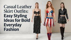 Casual Leather Skirt Outfits: Easy Styling Ideas for Bold Everyday Fashion