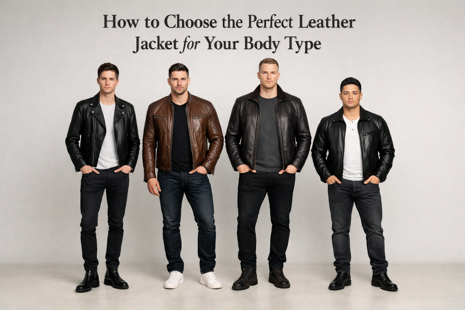 How to Choose the Perfect Leather Jacket for Your Body Type