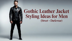 Gothic Leather Jacket Styling Ideas for Men (Street + Darkwear)