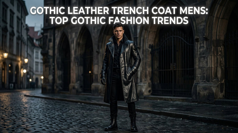 Gothic Leather Trench Coat Mens: Top Gothic Fashion Trends
