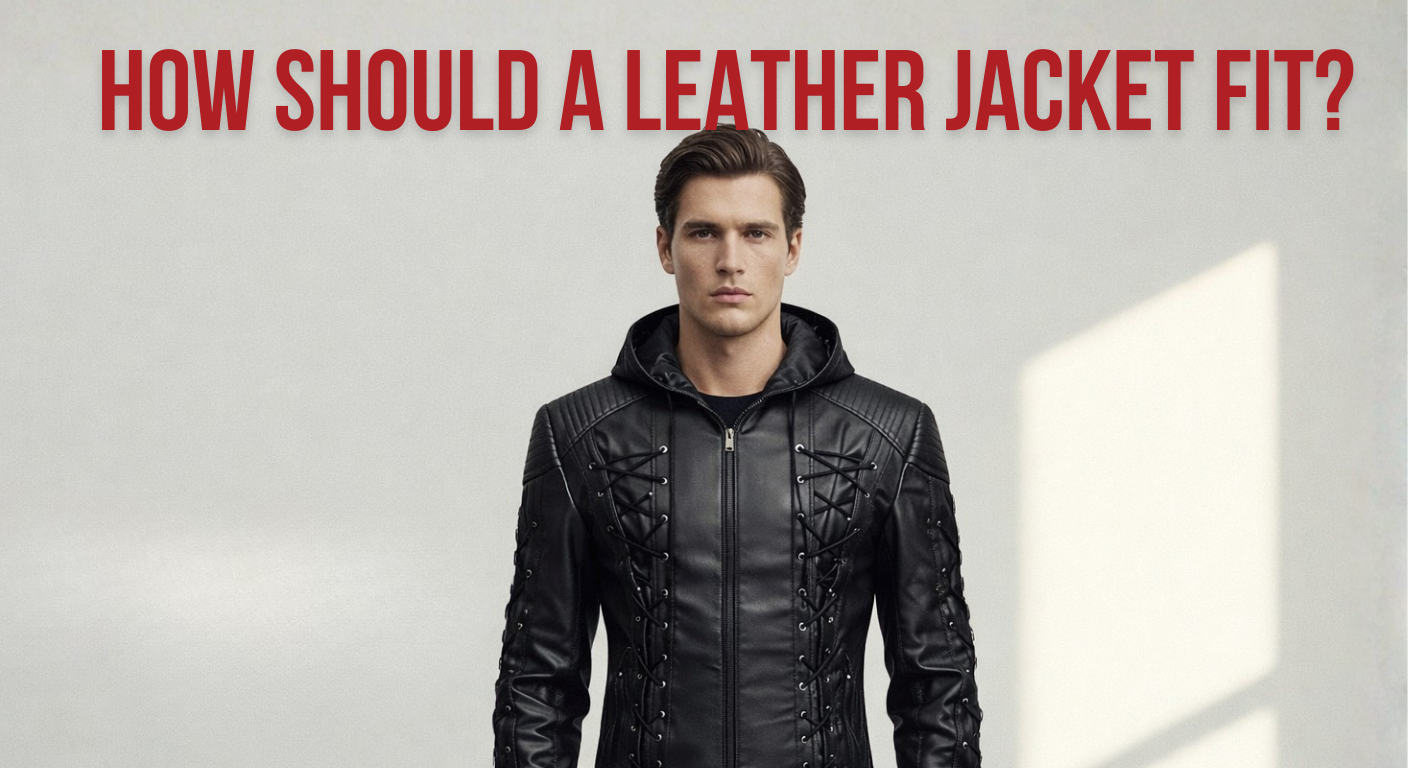 Leather Jacket Fit Guide: How Should a Leather Jacket Fit?