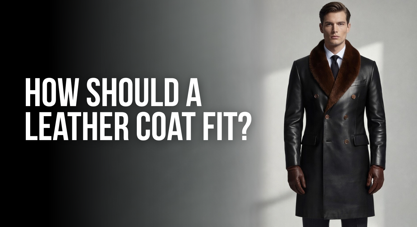 Leather Coat Fit Guide: How Should a Leather Coat Fit?