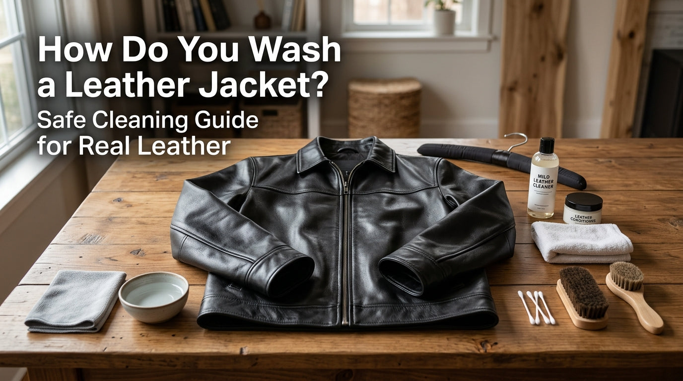 How Do You Wash a Leather Jacket? Safe Cleaning Guide for Real Leather