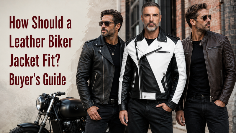 How Should a Leather Biker Jacket Fit? Buyer’s Guide