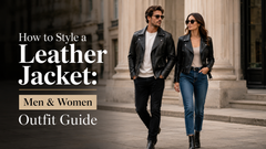 How to Style a Leather Jacket: Men & Women Outfit Guide