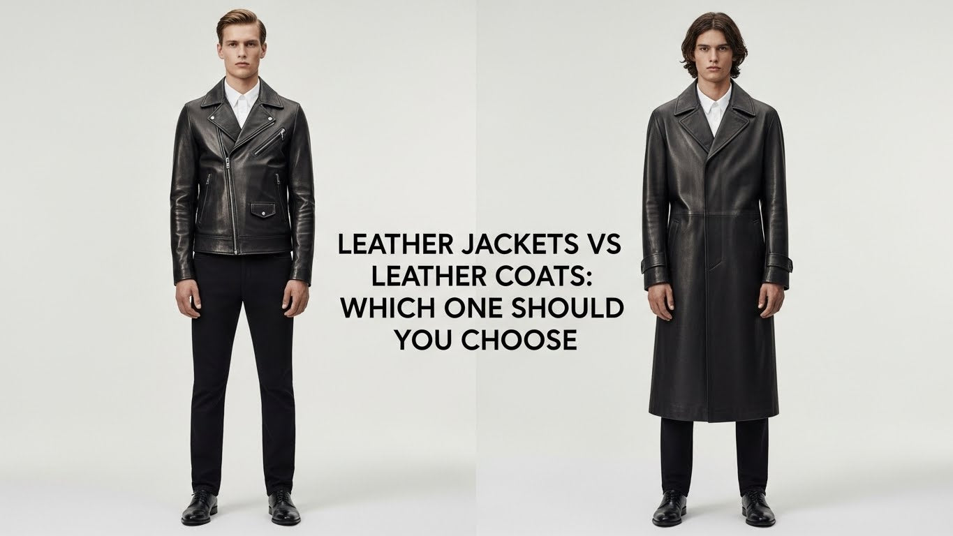 Leather Jackets vs Leather Coats: Which One Should You Choose?