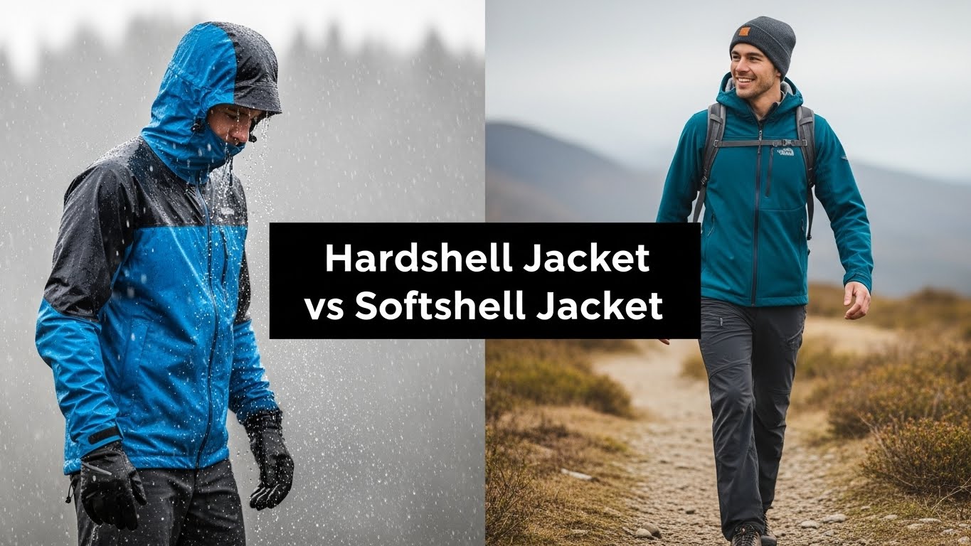 Hardshell Jacket vs Softshell Jacket: What’s the Difference?