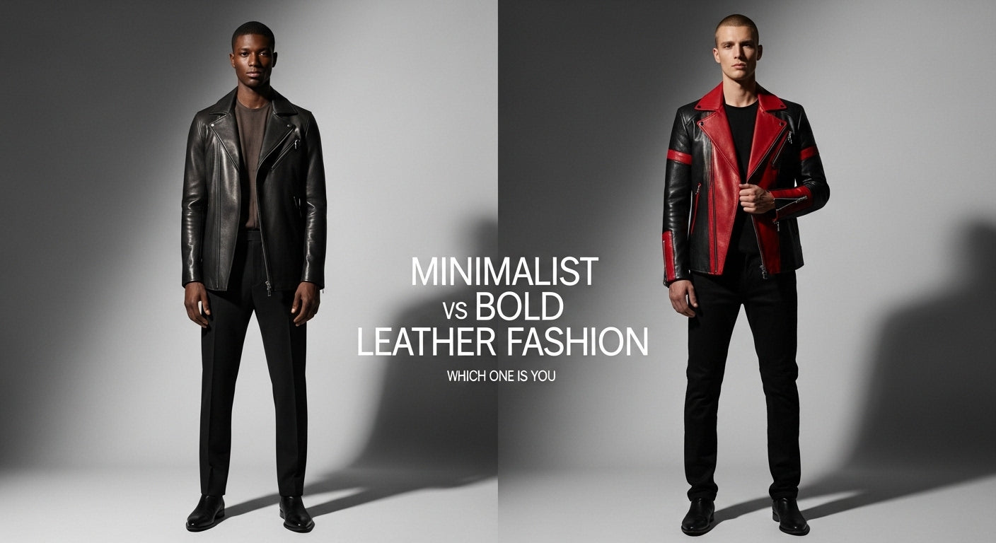 Minimalist vs Bold Leather Fashion: Which One Is You?