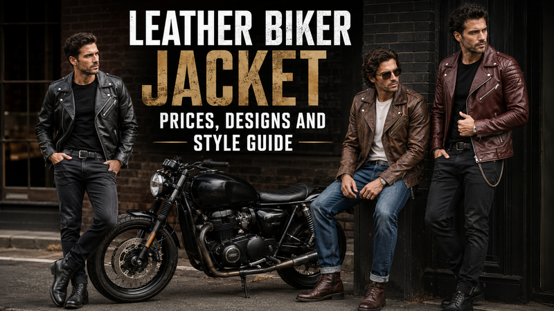 Leather Biker Jacket Prices, Designs and Style Guide