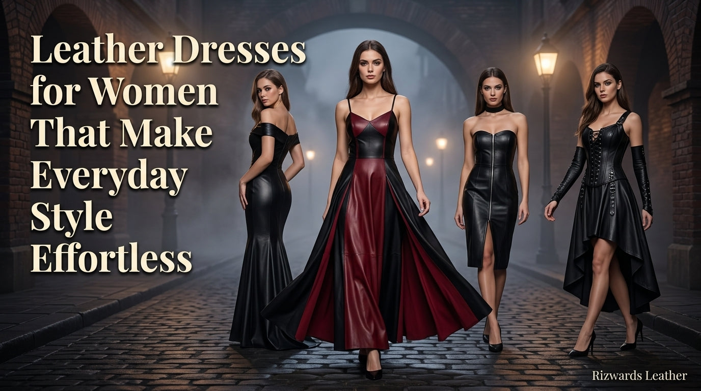 Leather Dresses for Women That Make Everyday Style Effortless