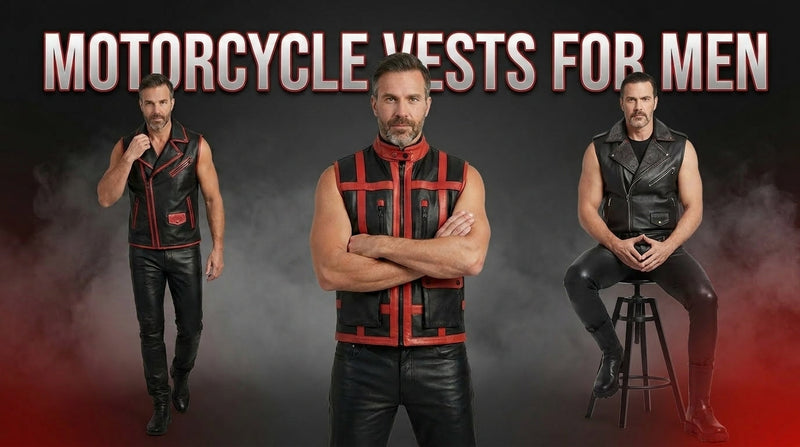 Men’s Big Size Leather Motorcycle Vests: Style, Fit, Designs & Buying Guide