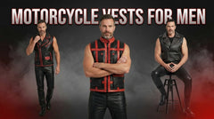 Men’s Big Size Leather Motorcycle Vests: Style, Fit, Designs & Buying Guide