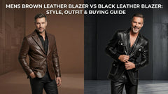 Mens Brown Leather Blazer vs Black Leather Blazer: Style, Outfit & Buying Guide