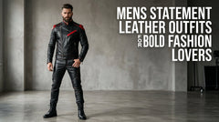 Mens Statement Leather Outfits for Bold Fashion Lovers