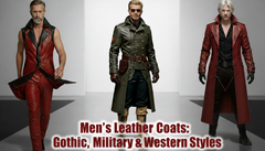 Men’s Leather Coats: Gothic, Military & Western Styles (Complete Style Guide)