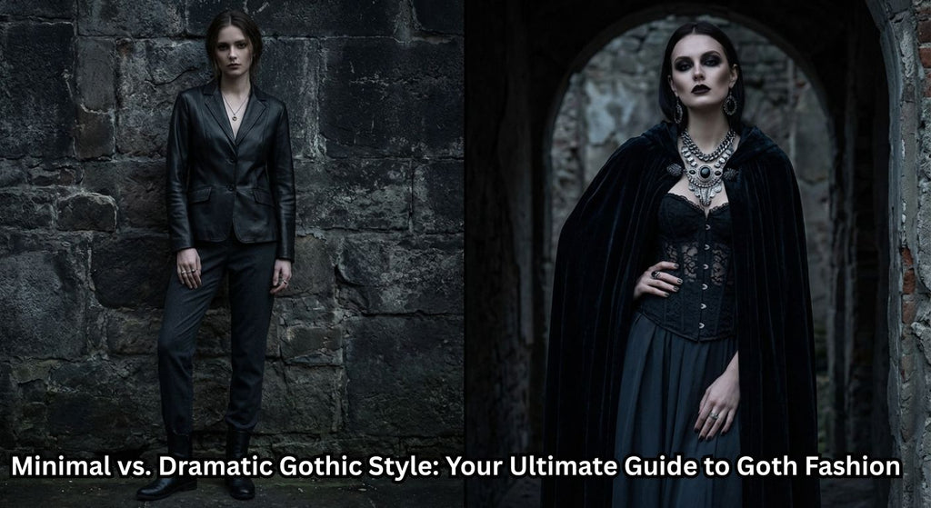 Minimal vs. Dramatic Goth: Find Your Style | Rizwards Leather