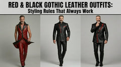 Red & Black Gothic Leather Outfits: Styling Rules That Always Work