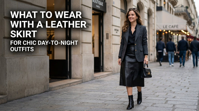 What to Wear with a Leather Skirt for Chic Day-to-Night Outfits