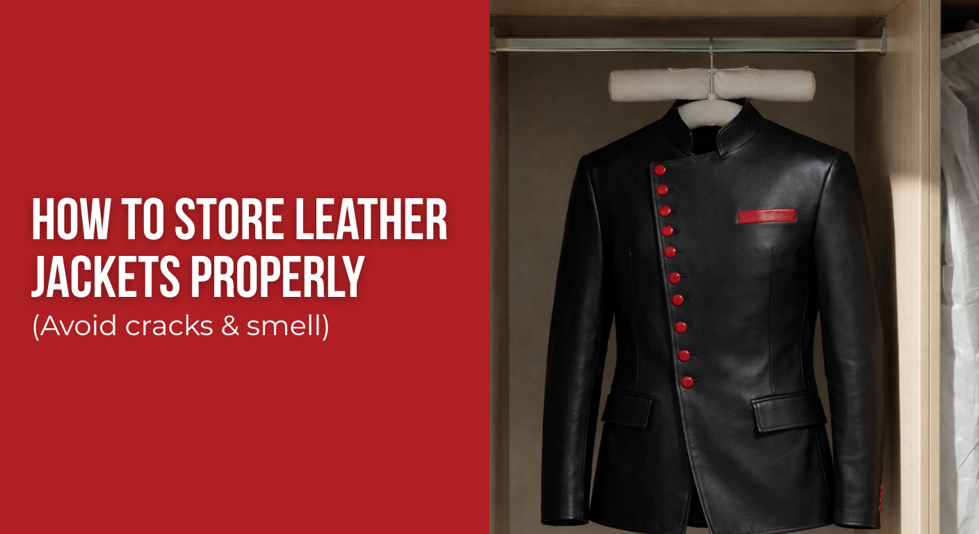 How to Store Leather Jackets Properly (Avoid Cracks & Smell)