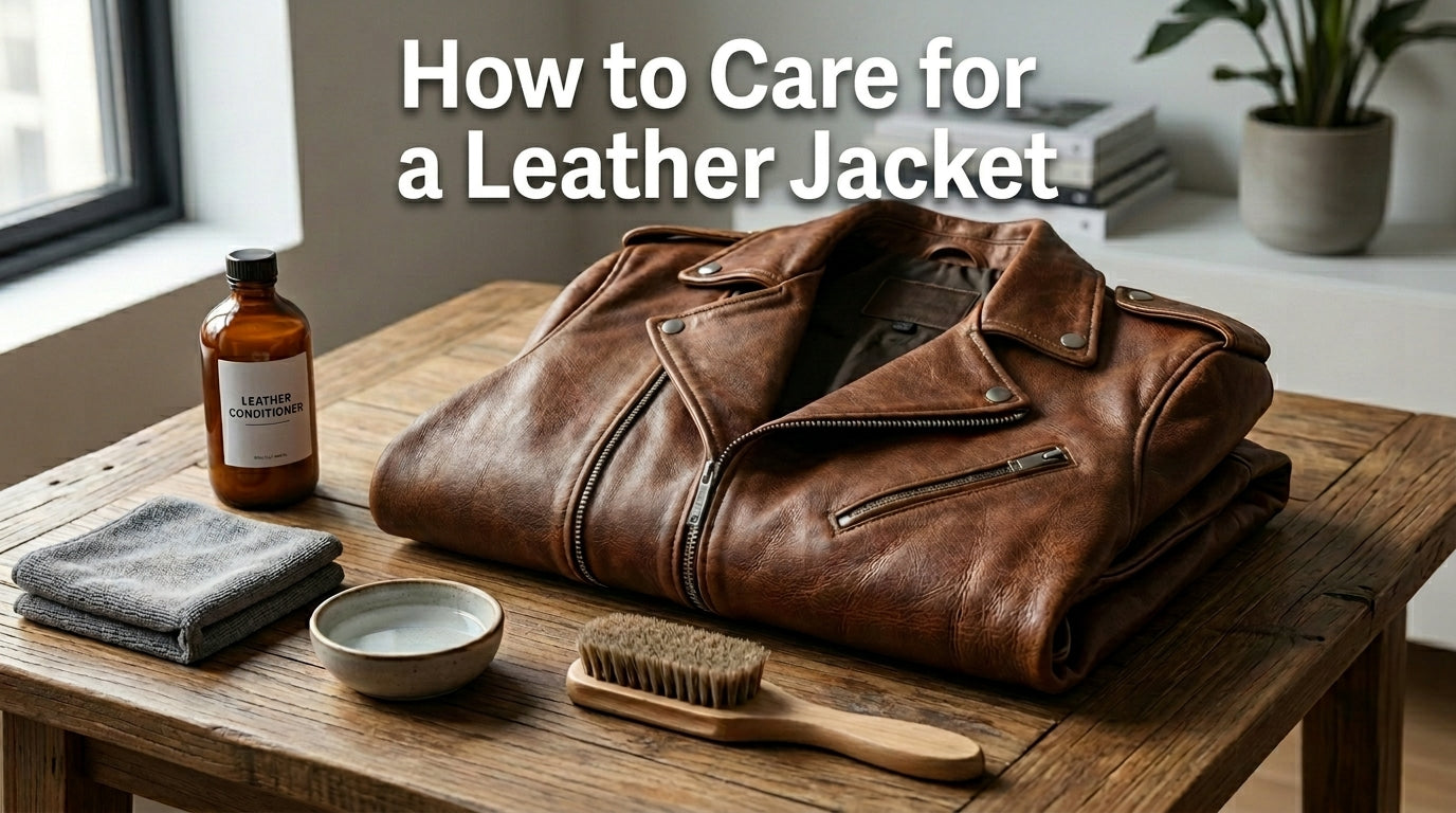 How to Care for a Leather Jacket Without Ruining It