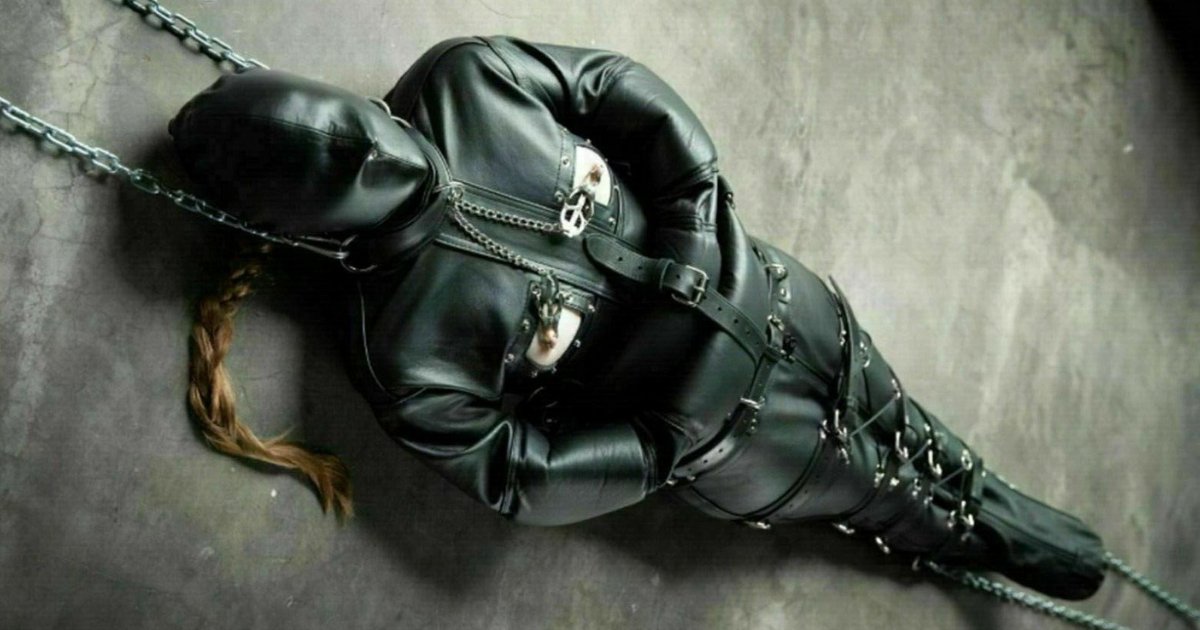Sensory Deprivation: Leather Bondage Sleep Sack