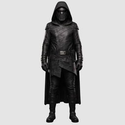 Kylo Ren Costume | Star Wars Cosplay Knight Cloak | Leather Belt, Combat Boots & Custom Cosplay Set | Star Wars Gifts | Star Wars Unlimited | Star Wars Christmas | Star Wars Shirt
