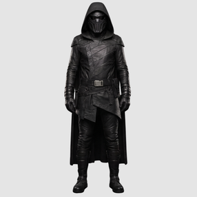 Kylo Ren Costume | Star Wars Cosplay Knight Cloak | Leather Belt, Combat Boots & Custom Cosplay Set | Star Wars Gifts | Star Wars Unlimited | Star Wars Christmas | Star Wars Shirt