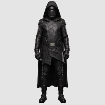Kylo Ren Costume | Star Wars Cosplay Knight Cloak | Leather Belt, Combat Boots & Custom Cosplay Set | Star Wars Gifts | Star Wars Unlimited | Star Wars Christmas | Star Wars Shirt