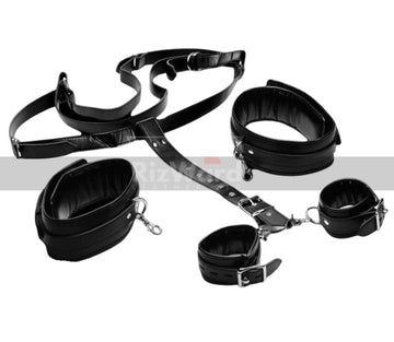 Premium Leather Bondage Thigh Sling