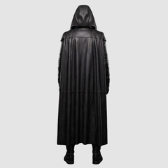 Kylo Ren Costume | Star Wars Cosplay Knight Cloak | Leather Belt, Combat Boots & Custom Cosplay Set | Star Wars Gifts | Star Wars Unlimited | Star Wars Christmas | Star Wars Shirt