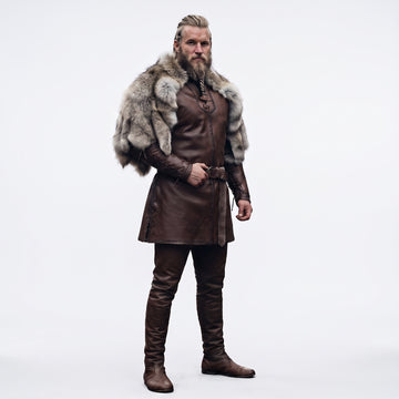 Men's Viking Leather Tunic | Viking Dress | Viking Costume | Viking Armor | Norse Warrior Outfit | Medieval Leather LARP Cosplay