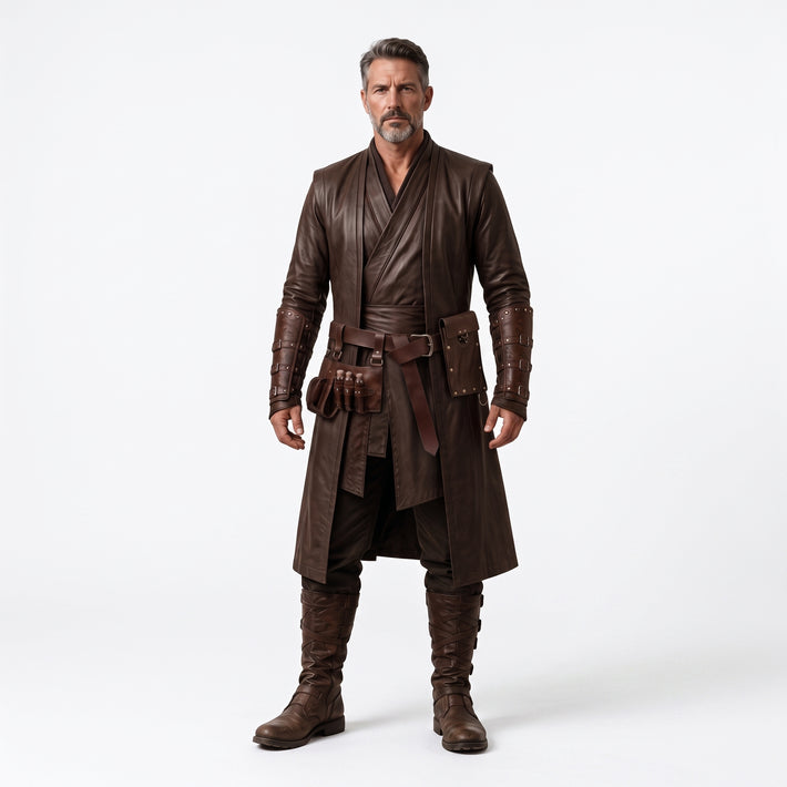 Star Wars Inspired Warrior Costume |  Jedi Tunic | LARP Medieval Fantasy Cosplay | Space Warrior Outfit
