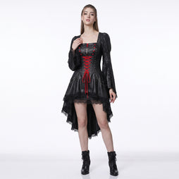 gothic princess style Corset Dress | Black Fantasy Gown | Studded Square Neck maxi dress | Renaissance Dress | Goth Clothes fantasy ball gown