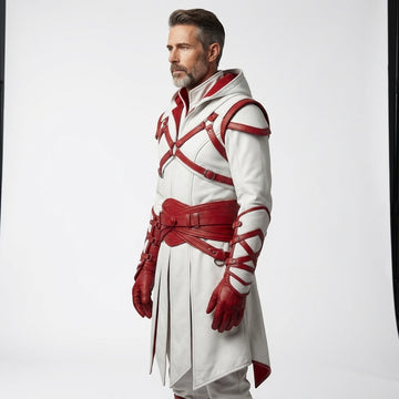 Assassin Creed inspired leather costume for men