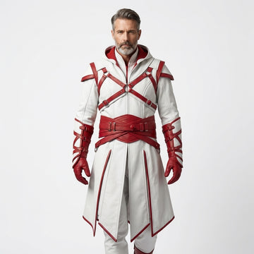 Assassin Creed inspired leather costume for men