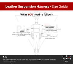 leather suspension harness size guide - rizwards leather